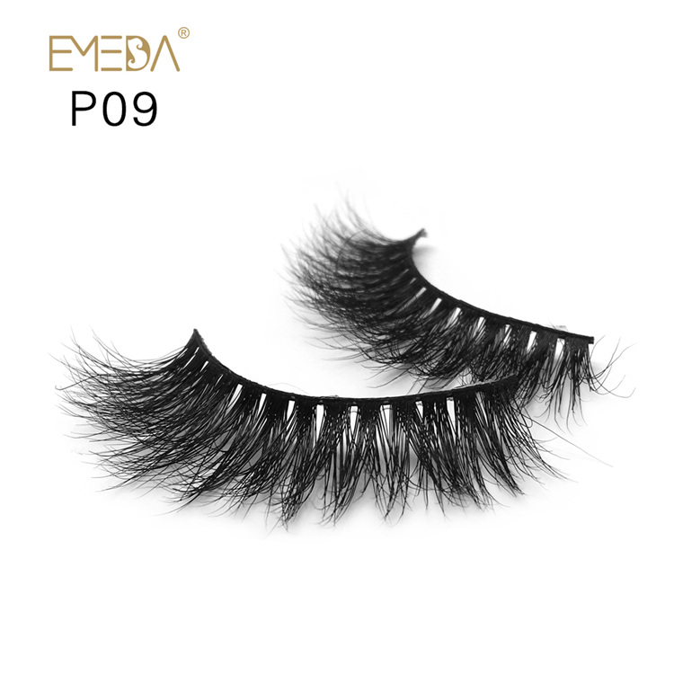 3D Mink Eyelashes Wholesale Supplies,Strips Eyelash Real Mink Furs Vendor YH009